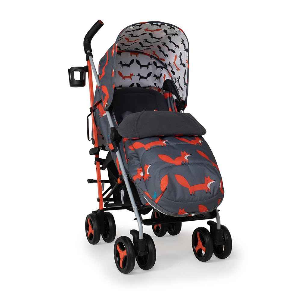 Cosatto Supa 3 Pushchair – Lightweight Stroller from Birth to 25kg - Compact Fold, Shopping Basket, Footmuff (Dragon Kingdom) | Mit UPF100+ Verdeck, Regenschutz und Sommerauflage für komfortable Fahrten bei jedem Wetter.