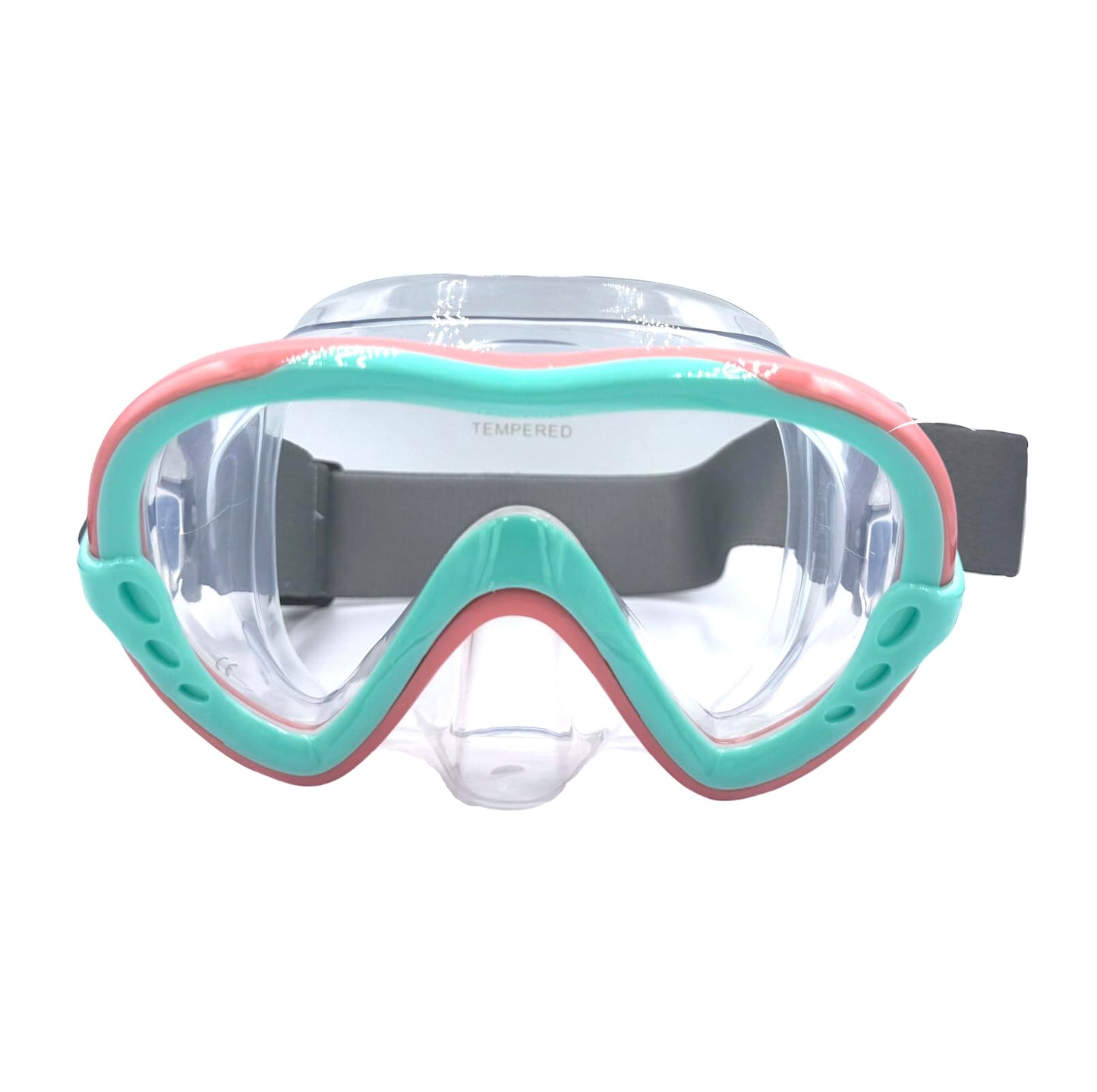 EasyDive Snorkel Set Children's Snorkel Mask with Elastic Band Anti-Fog Diving Mask Diving Mask Dry Silicone Material Snorkelling Set for Boys Girls