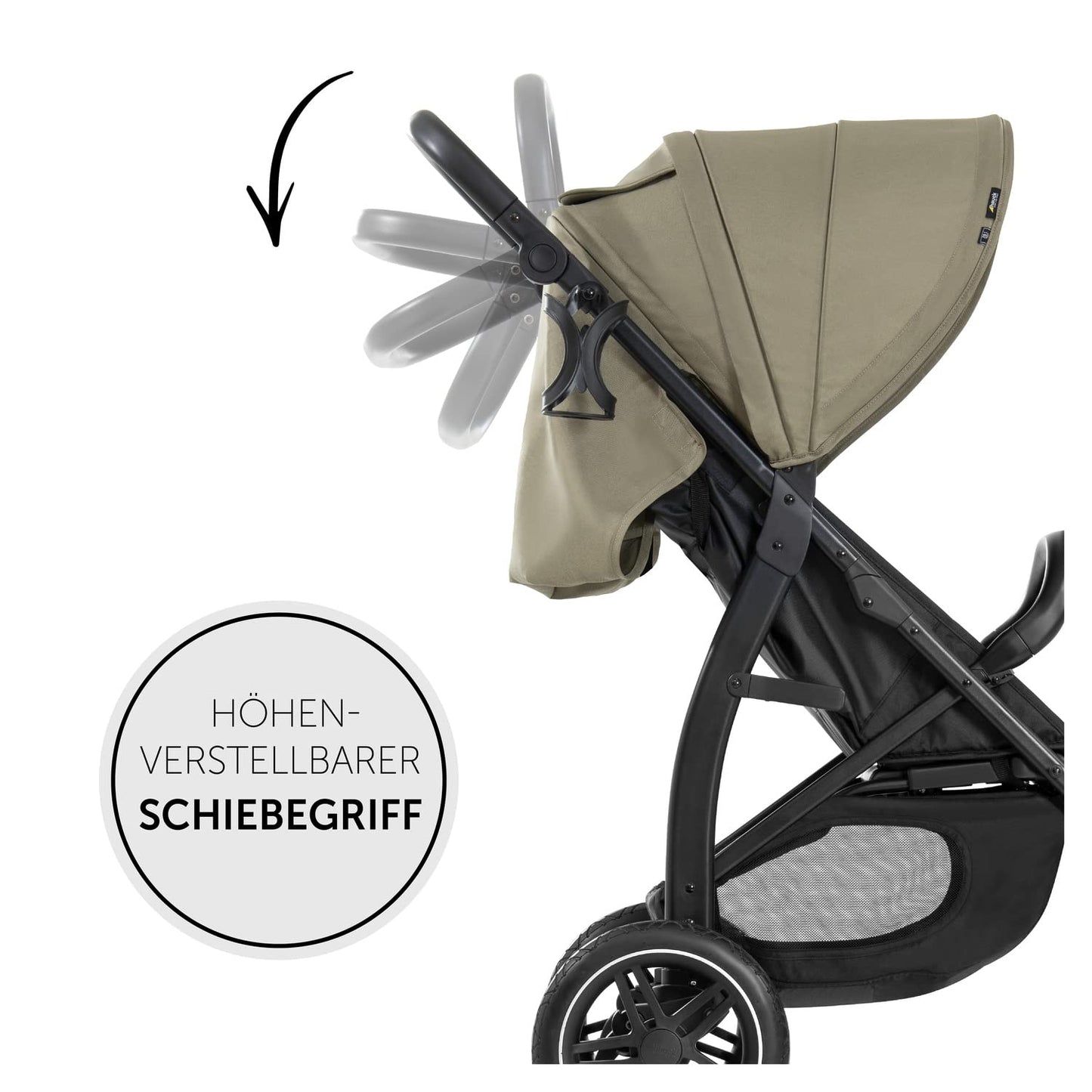 hauck Rapid 4D, Rosa - Kinderbuggy mit Liegefunktion ab Geburt bis 22 kg - UV Schutz 50+ - Klein Zusammenklappbar - Höhenverstellbarer Schieber mit Getränkehalter - Pannensichere Gummi Räder - Meloni2