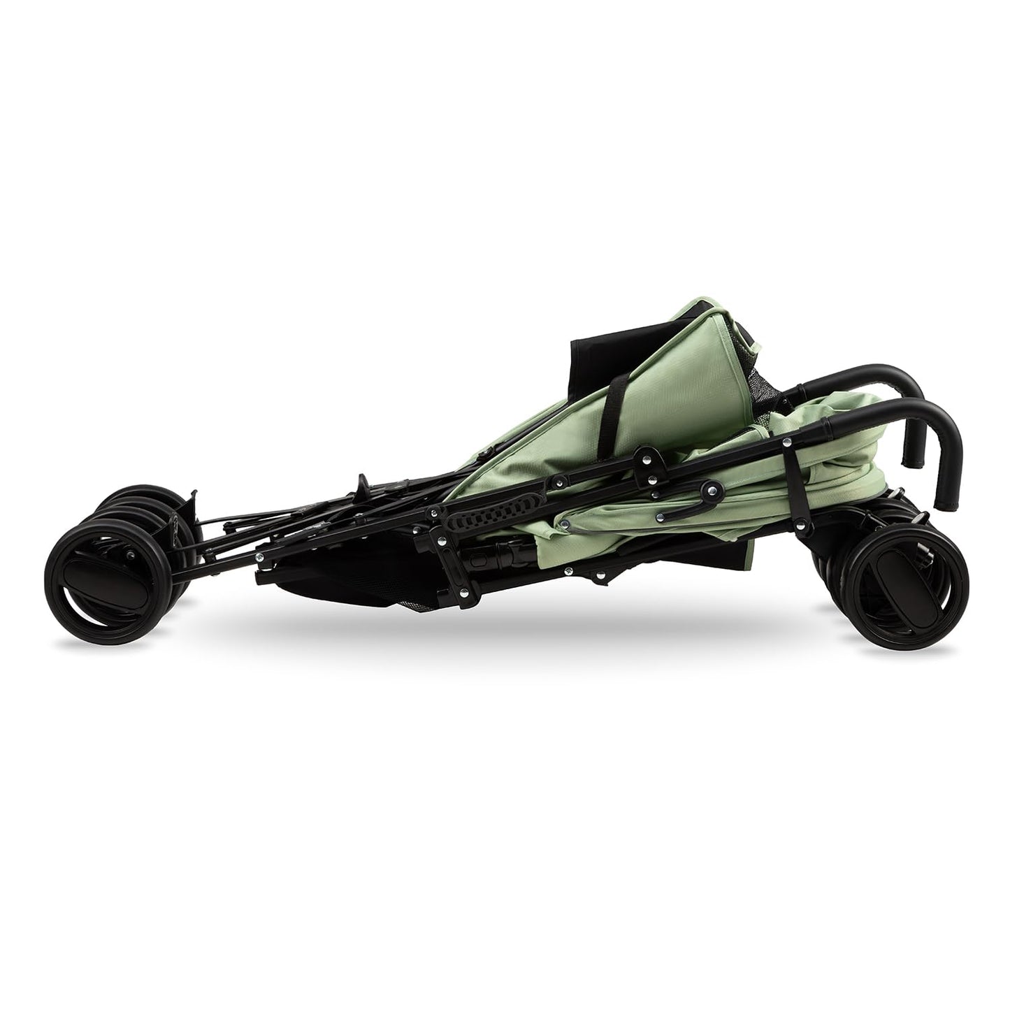 MoMi AKIRA Kinderbuggy Kinderwagen ab 6 Monaten (bis 15 kg), verstellbarer 5-Punkt-Sicherheitsgurt, Babytasche, Einkaufskorb, Regen- und Insektenschutz.