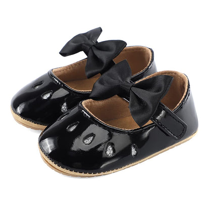 LACOFIA Babyschuhe Mädchen rutschfest Bowknot Prinzessin Krabbelschuhe