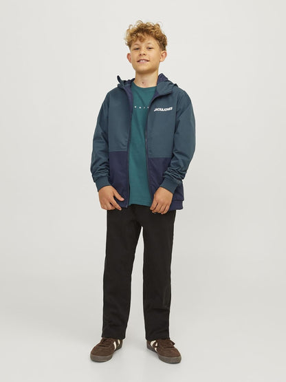 JACK &amp; JONES Jjerush Blocking Hood Bomber Sn Jr Boys Jacket 