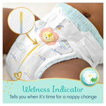 Pampers Pampers Premium Care Nappies Size 0 (<3 kg), Pack of 30, Best Comfort and Protection for Sensitive Skin (Pack of 3)