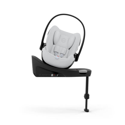 CYBEX Gold Babyschale Cloud G i-Size Comfort, Inkl. Neugeboreneneinlage, Ab Geburt bis ca. 24 Monate, Für Kinder ab 40 cm bis 87 cm, Max. 13 kg, Moon Black - Meloni2