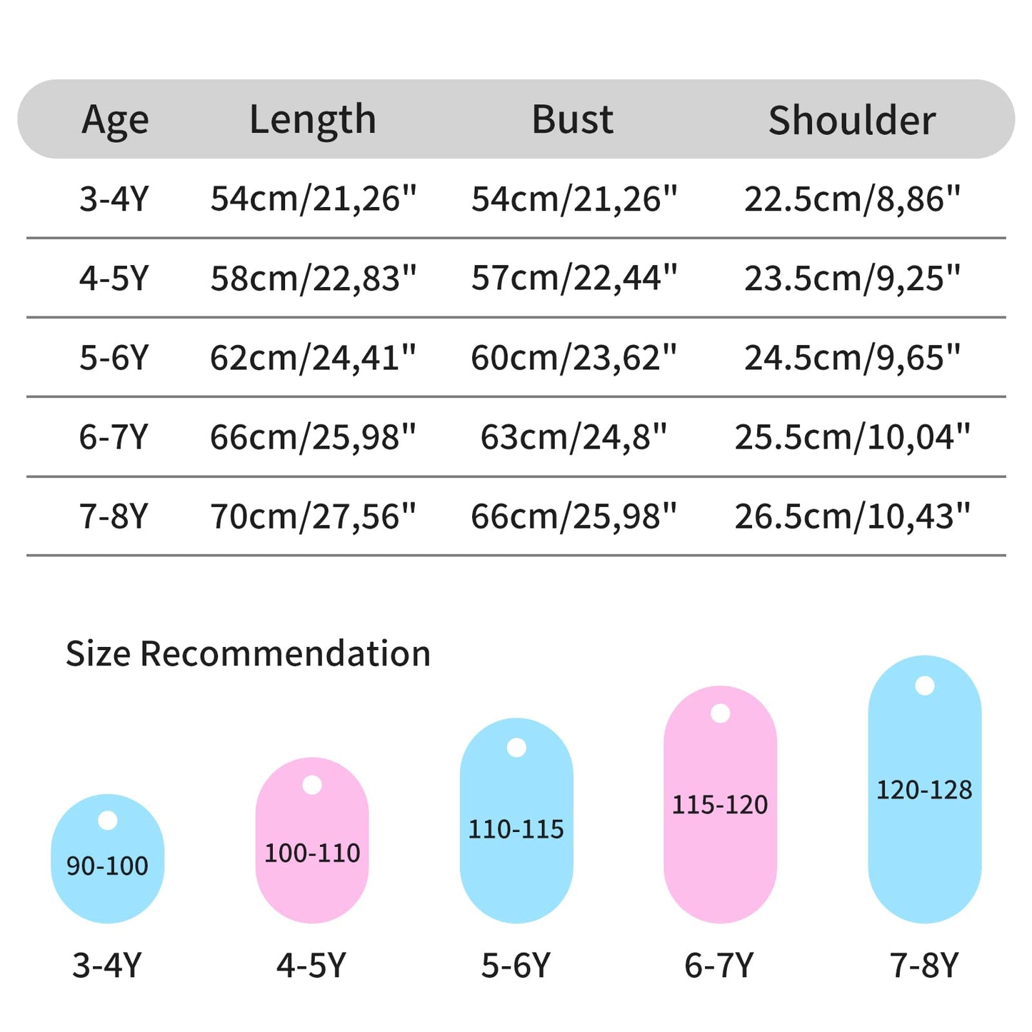 SFreeBo Girls Dresses Unicorn Rainbow Dress Kids Girls Gift Cotton Colourful Dresses for Girls 104 110 116 122 128