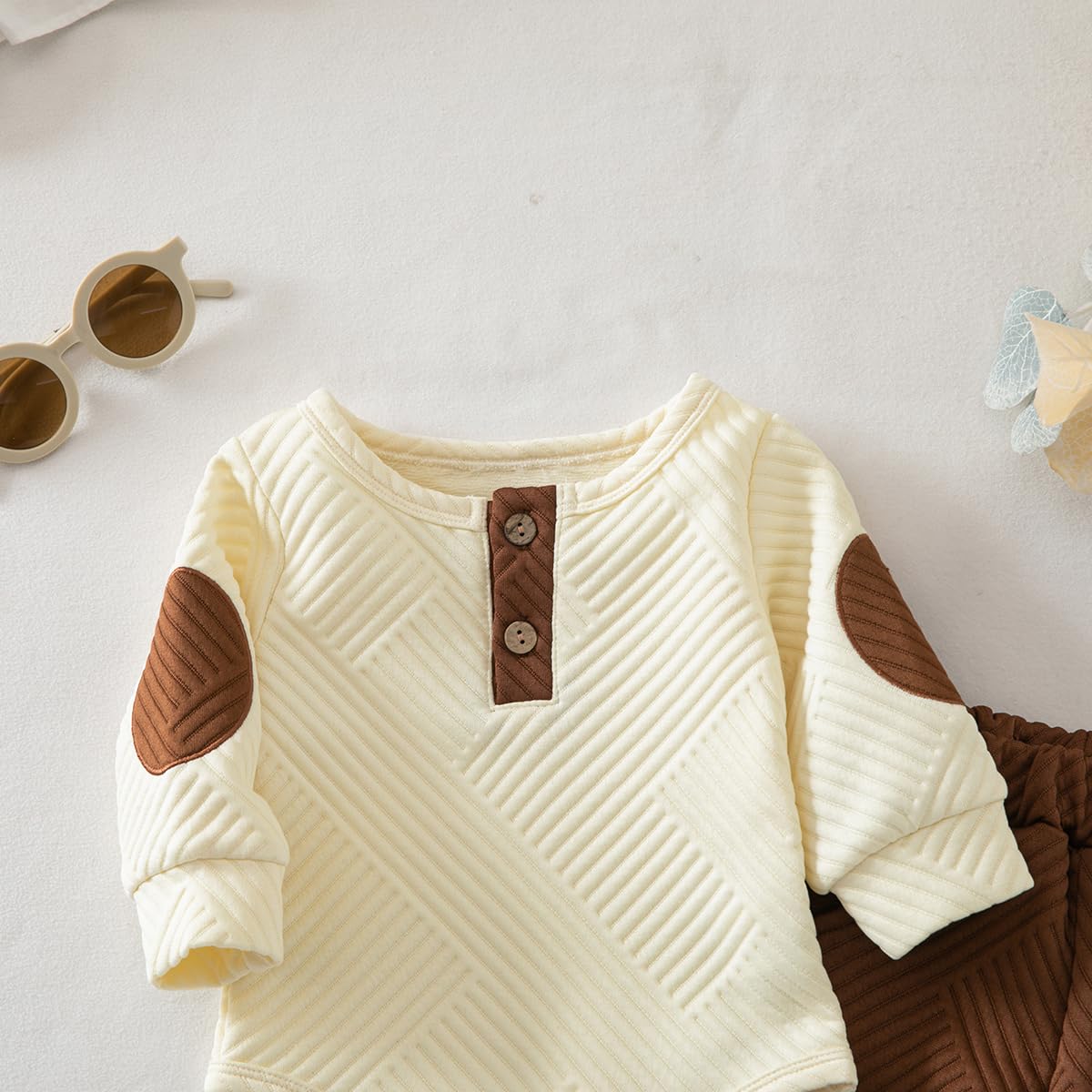Herbst Outfit Für Baby Jungen Mit Bären Oberteil Und Hose