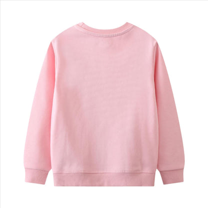 Gumyoss Sweatshirt Mädchen Pullover für Kinder Mädchen Baumwolle Sweater Kleinkind Mädchen Langarm Tops Alter 2-8 Jahre