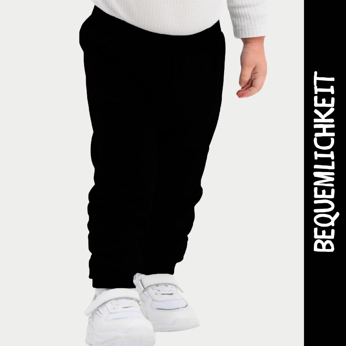 100% Baumwolle Babyhosen Kinderhosen | 2 er-Pack Lässig Sweathose Weiche und Bequeme Babykleidung für Jungen und Mädchen