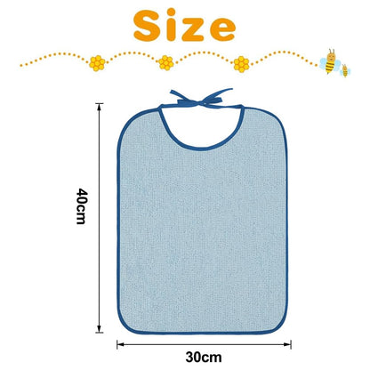 HOTUT Baby Bibs, 7 Pack Baby Bibs Made of Cotton, Terry Cloth Bibs, Waterproof Toddler Feeding Bibs, Drool Bibs for Baby Boys and Girls Toddlers - Stain-Resistant Style 