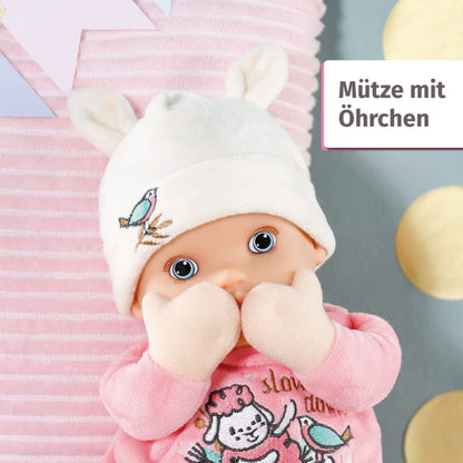 Zapf Creation 706428 Baby Annabell Sweetie for Babies 30cm - weiche rosa Stoffpuppe für Babys, integrierte Rassel, waschbar, ab Geburt nutzbar.