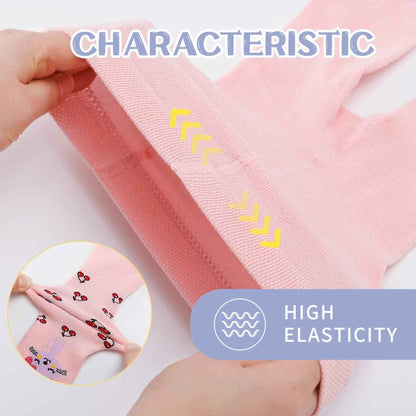 Baby Girls' Tights Cotton Pink and Purple Baby Toddler Children Non-Slip Stopper Socks
