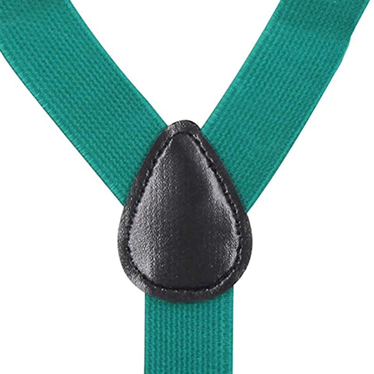Unisex Jungen Mädchen Hosenträger mit drei Klammern in der Taille