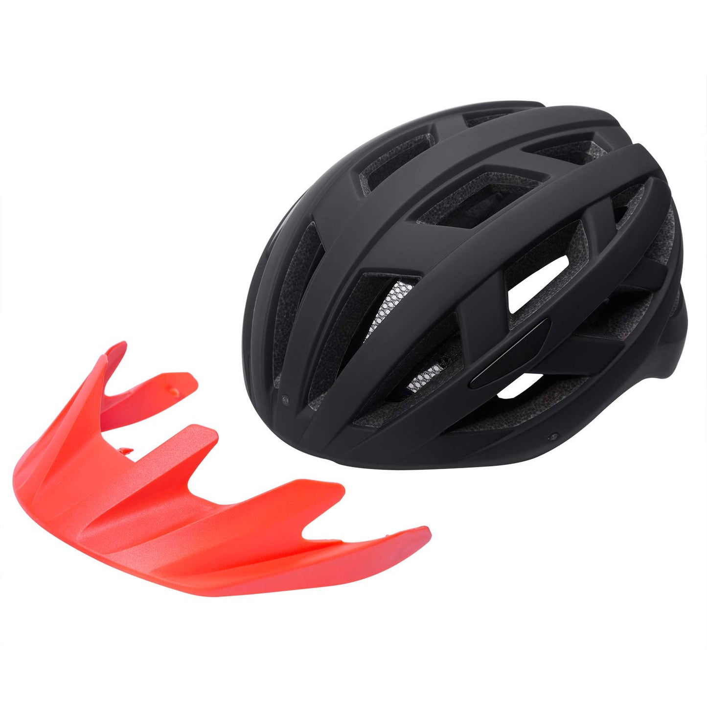 Spielwerk® Fahrradhelm Kinder LED Verstellbar S-M 50-57cm Kinngurt Helm ab 2 Jahren Jungen & Mädchen BMX Mountainbike Skateboard Schutzhelm