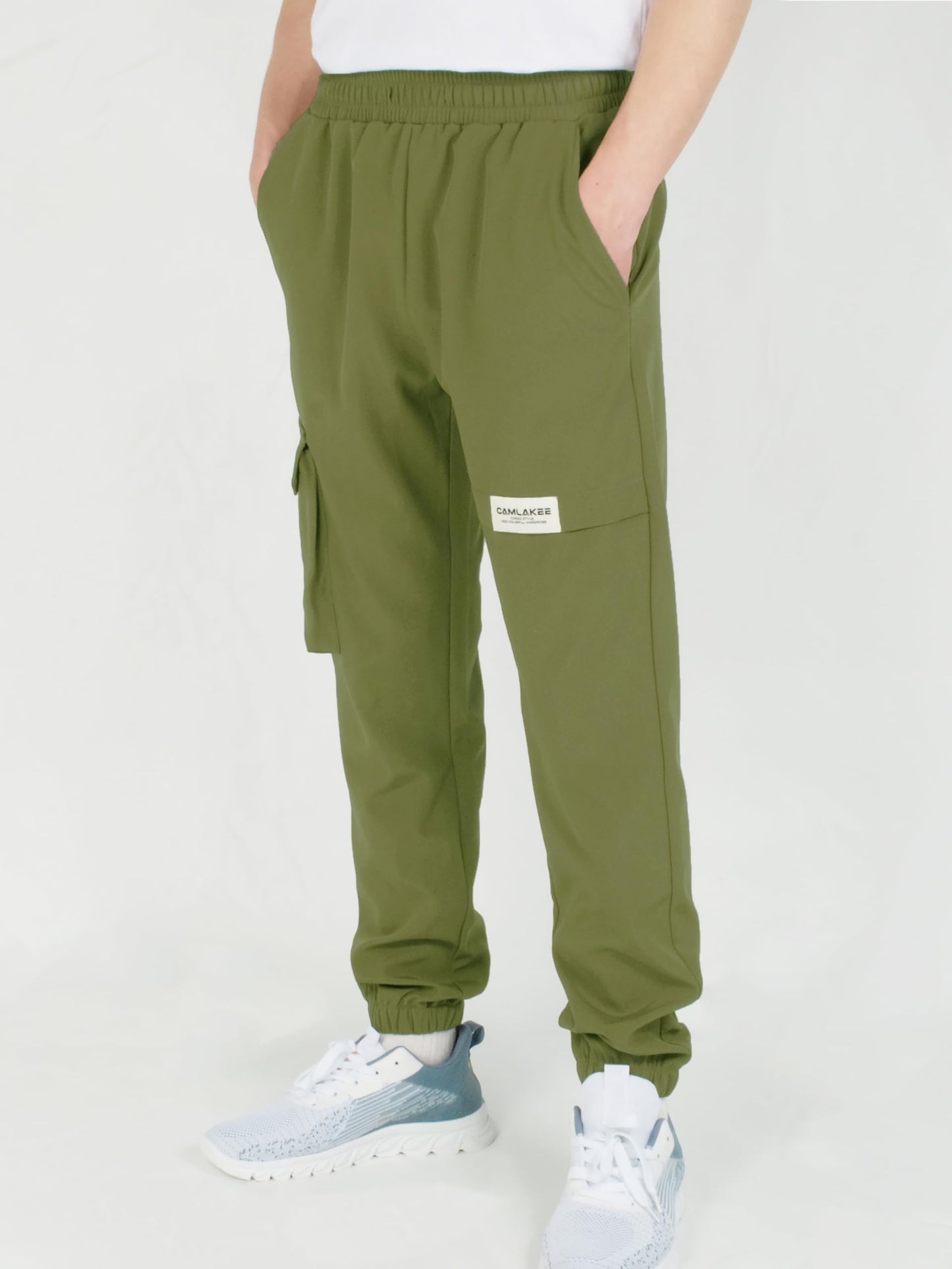 CAMLAKEE Hiking Trousers Children's Waterproof Trekking Trousers Boys Outdoor Trousers Boys Cargo Trousers
