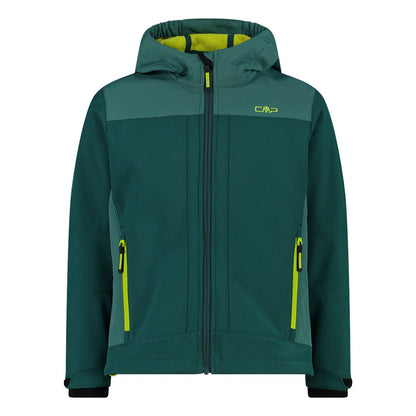 CMP Unisex Children's Giacca in Softshell Da Bambini Con Cappuccio Fisso Softshell Jacket for Children with Fixed Hood