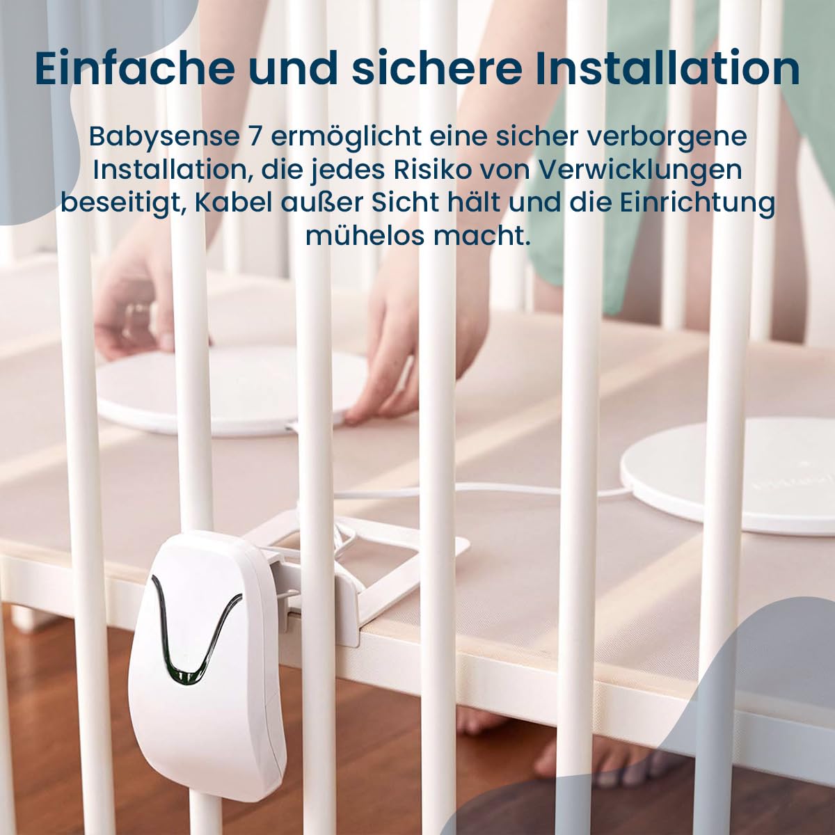 Babysense 7 Baby-Atemmonitor - Für unbeschwerten Schlaf und Sicherheit für Ihr Baby