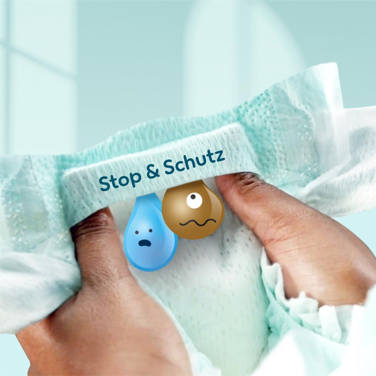 Pampers Premium Protection Größe 6, 144 Windeln, 13kg-18kg, Doppelter Schutz für die Haut und vor Auslaufen