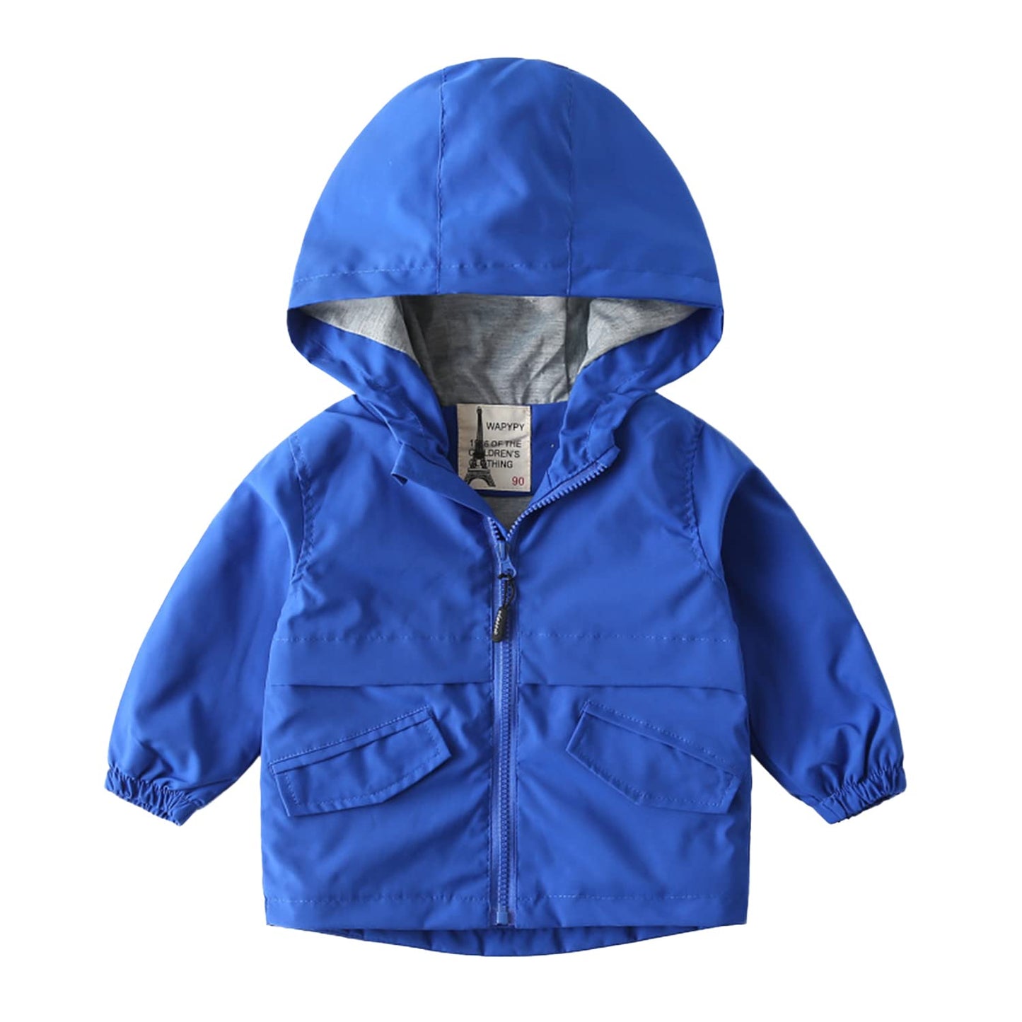 Volunboy Baby Hooded Jackets, Boys Long Sleeve Windproof Coat Cartoon Print Jackets