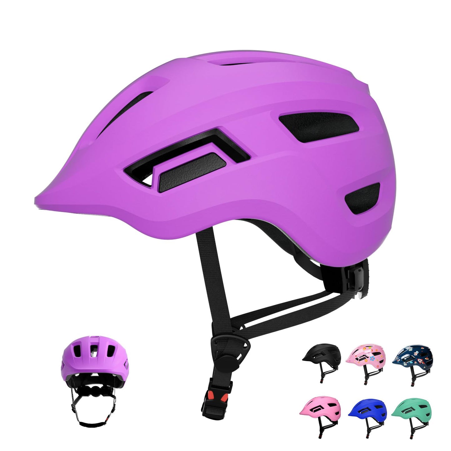 FAYDUDU Toddler Helmet Children's Bicycle Helmet Baby Multi-Sport Adjustable Helmet Sports Helmet Cycling Bicycle Scooter Skateboard Helmet Lightweight for Children Boys Girls from 2-8 Years Old