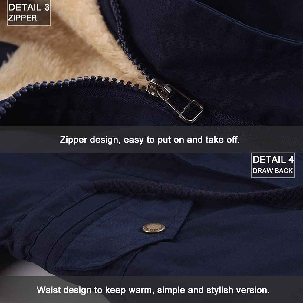 Winter Jacket for Boys and Girls, Warm Hoodie Outfits, Thick Coat, Baby Winter Coats