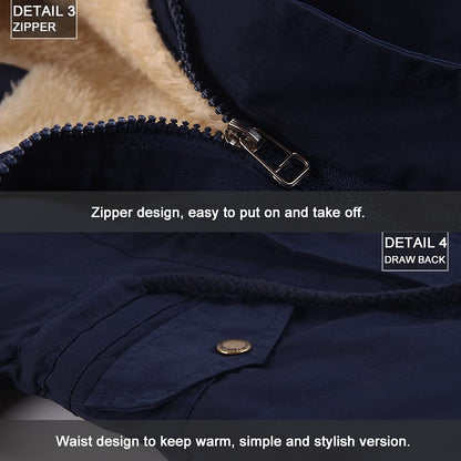 Winter Jacket for Boys and Girls, Warm Hoodie Outfits, Thick Coat, Baby Winter Coats