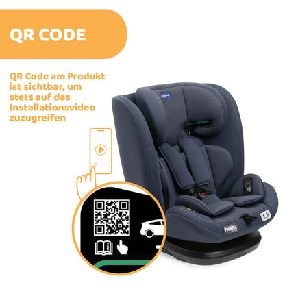 Chicco Unico Evo I-Size, Kindersitz 0-36 Kg, für Kinder von 40 bis 150 cm, homologiert ECE R129/03, Isofix 360° drehbar und neigbar, Gruppe 0+/1/2/3 von 0 bis 12 Jahren, Schwarz - Meloni2