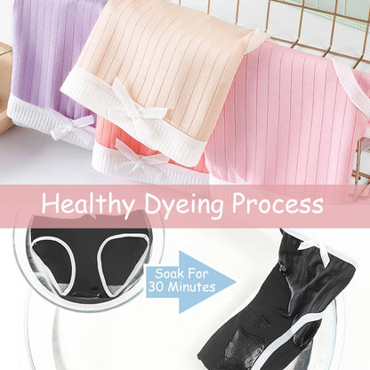 Sunvivid Teenager Mädchen Unterhosen Unterwäsche Atmungsaktive Bequeme Slips Taillenslips Schnelltrocknend Panties Höschen Größe Kinder 8-18 Jahren - 8er Pack