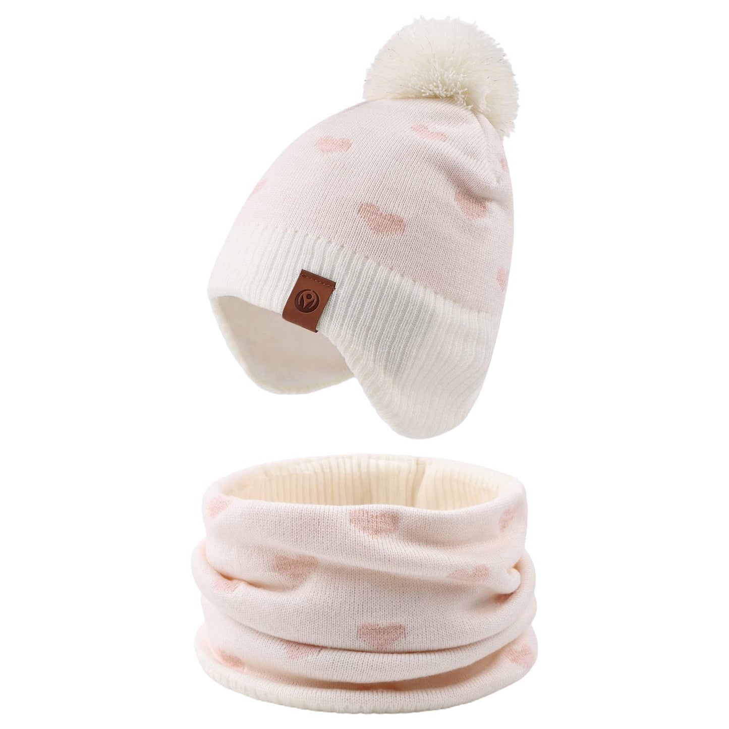 XIAOHAWANG Baby Strickmütze Winter Babymütze Junge Warme Kindermütze Junge Beanie Mütze Dicke Wintermütze für Herbst,Winter