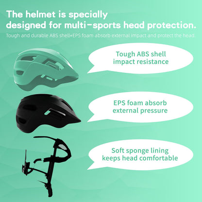 FAYDUDU Toddler Helmet Children's Bicycle Helmet Baby Multi-Sport Adjustable Helmet Sports Helmet Cycling Bicycle Scooter Skateboard Helmet Lightweight for Children Boys Girls from 2-8 Years Old