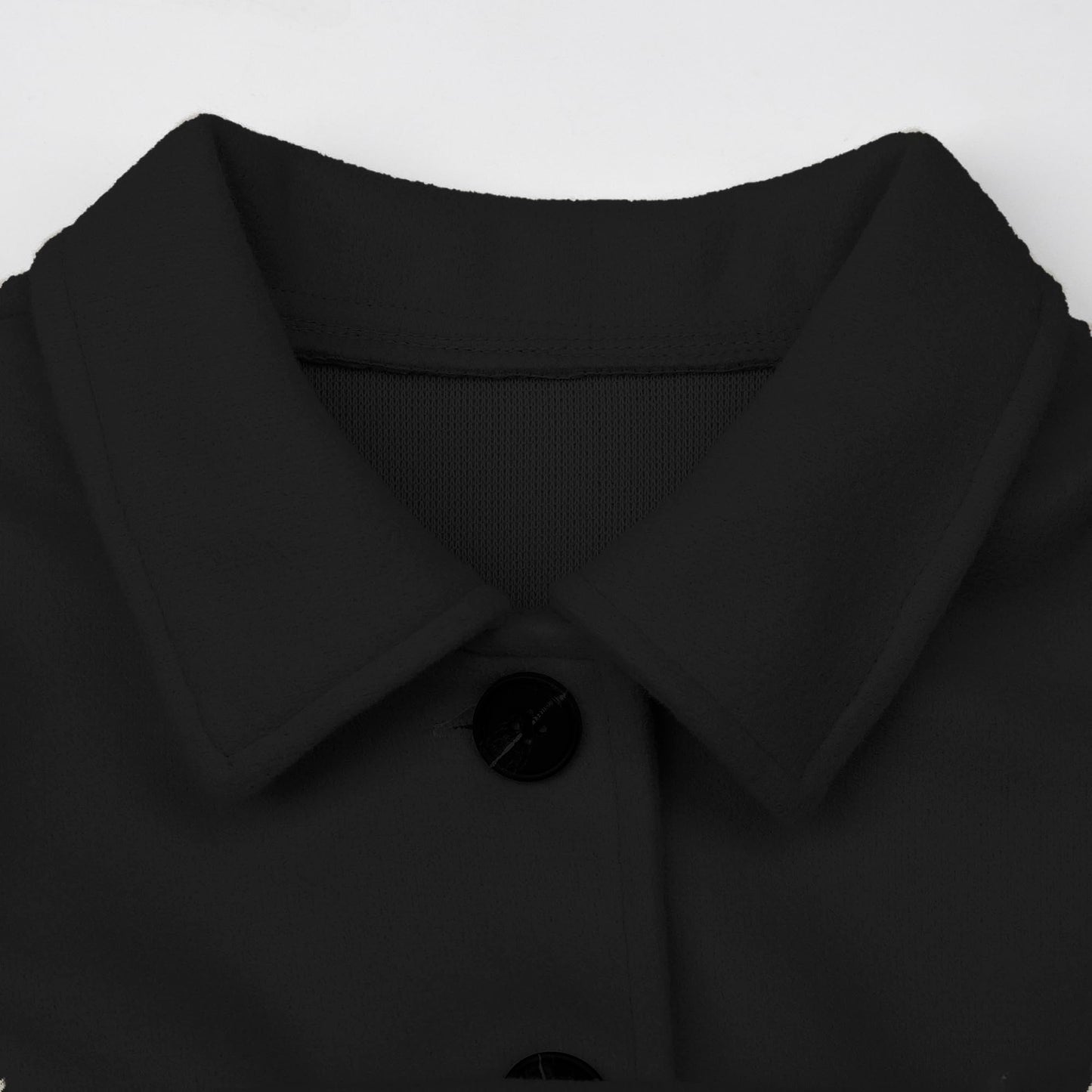 Kleinkind Baby Mädchen Kleidung Jacke Mantel Langarm Plain Knöpfe Kleid Mantel Herbst Outfit