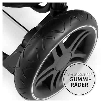 hauck Rapid 4D, Rosa - Kinderbuggy mit Liegefunktion ab Geburt bis 22 kg - UV Schutz 50+ - Klein Zusammenklappbar - Höhenverstellbarer Schieber mit Getränkehalter - Pannensichere Gummi Räder - Meloni2