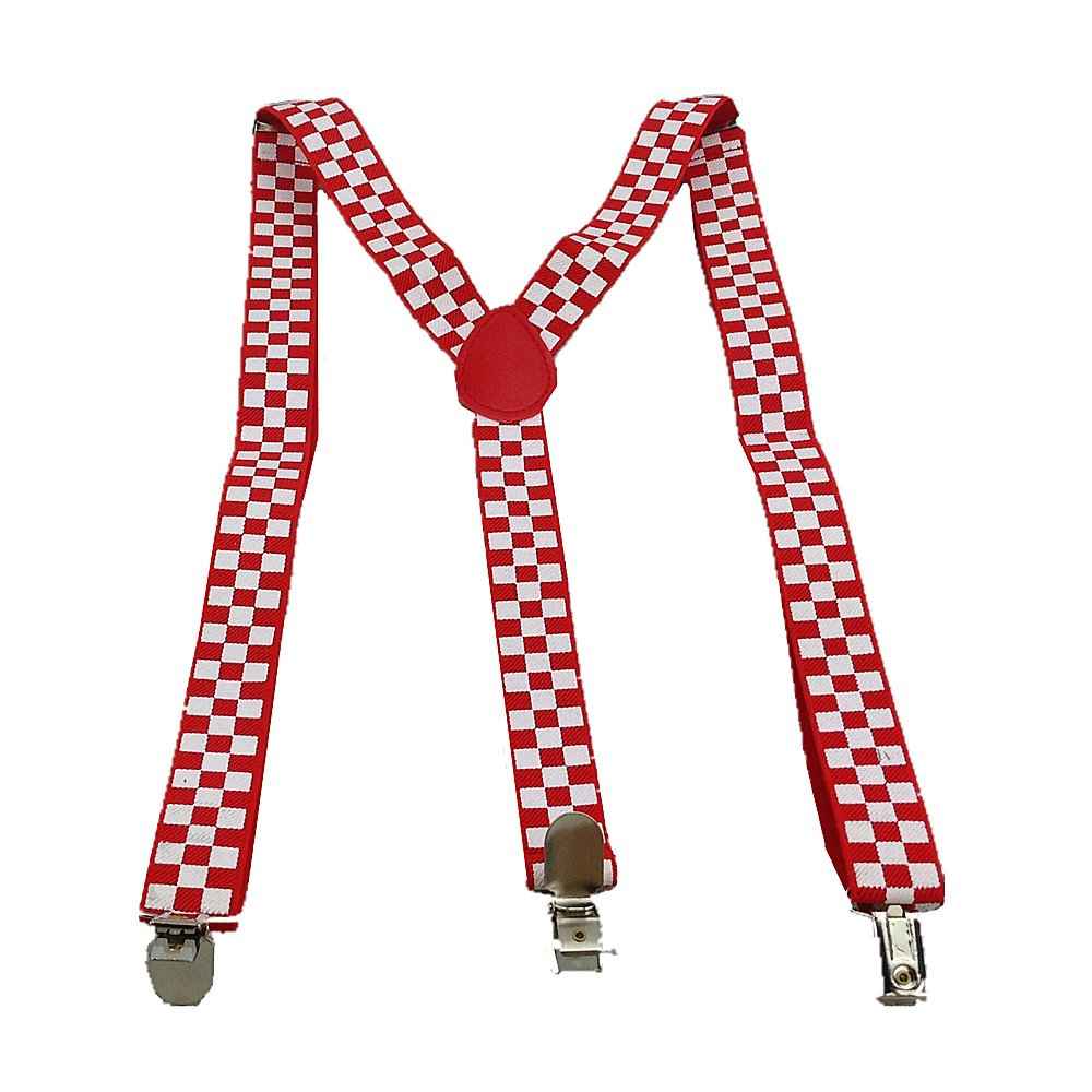 Long Kids Y Shape 3 Clips Elastic Slim Braces