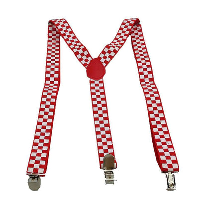Long Kids Y Shape 3 Clips Elastic Slim Braces