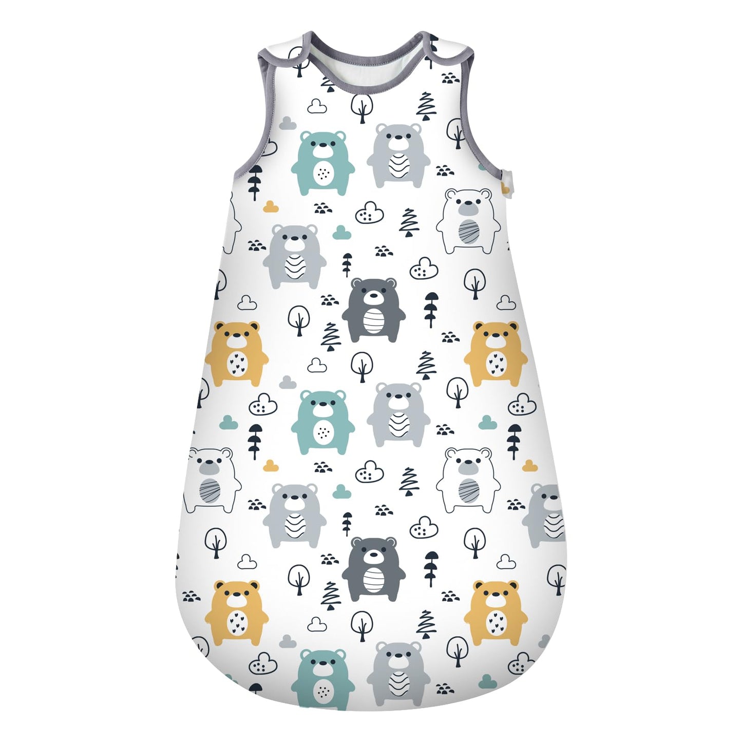 Baby Winter Sleeping Bag, Toddler Sleeping Bag, 2.5 Tog Sleeping Bag, 100% Cotton, Various Sizes from Newborn to 18 Months, All-Year-Round Sleeping Bag