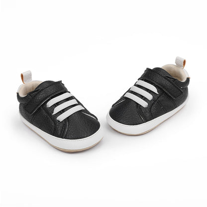RVROVIC Babyschuhe Anti-Rutsch Oxford Loafer Flats für Jungen und Mädchen aus PU Leder mit weicher Sohle