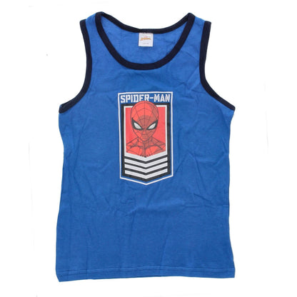 2er Spiderman Unterhemd für Jungen - Kinder Tank Top Hemdchen Unterwäsche Sommer Kinder Geschenk