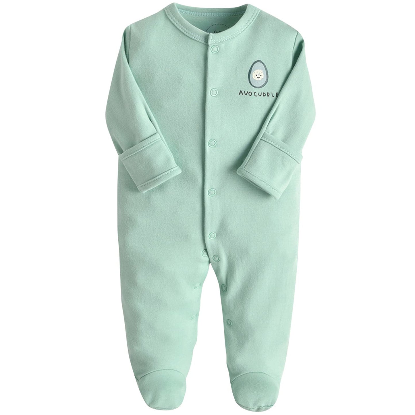 amropi Baby Mädchen Schlafstrampler 3er Pack Jungen Pyjamas Baumwolle Overalls Strampler für 0-12 Monate