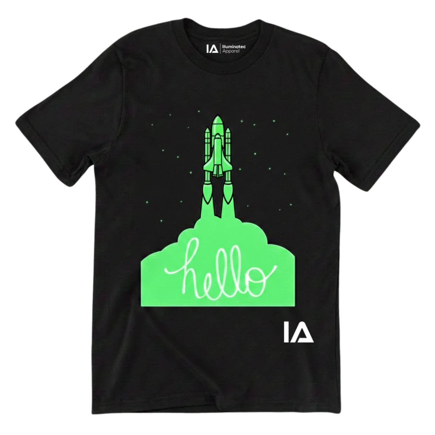 Illuminated Apparel Leuchtet Im Dunkeln Interaktives Leucht-T-Shirt
