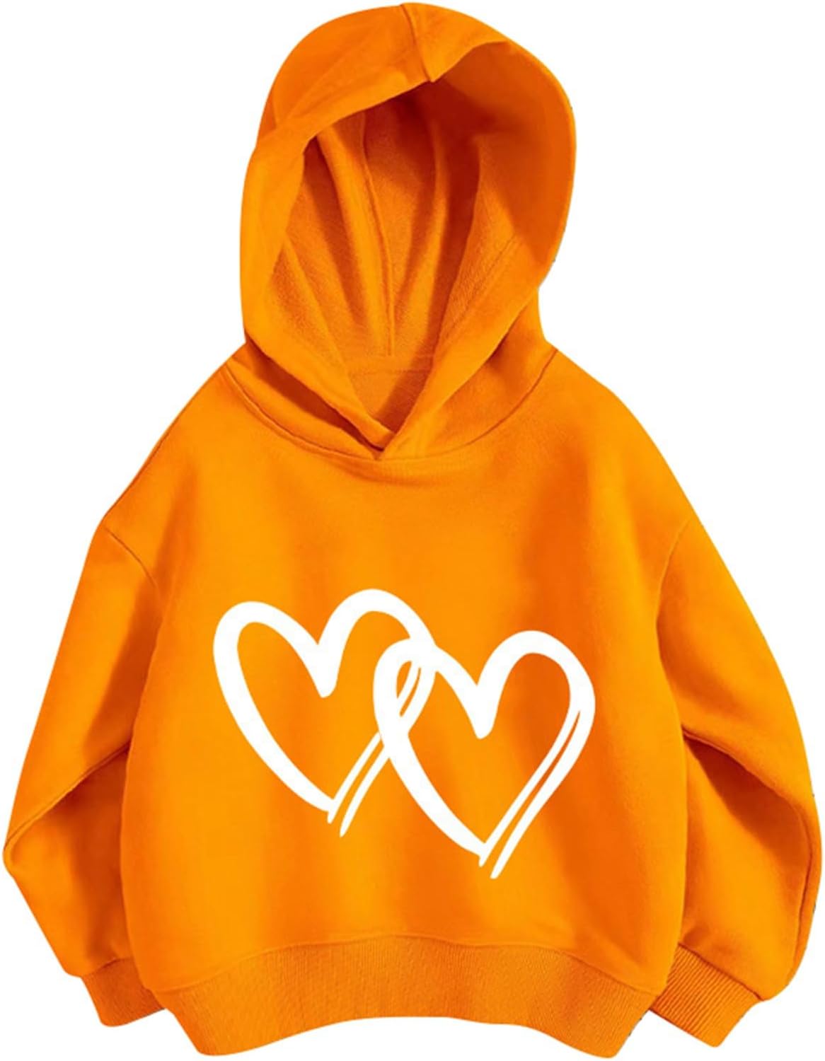 Pullover Mädchen Hoodie Niedlicher Katzen-Druck Lässig Locker Kapuzenpullover Frühling Herbst Langarm Pullover Sweatshirt mit Kapuzen Langarmshirt Oberteile für 3-12 Jahre