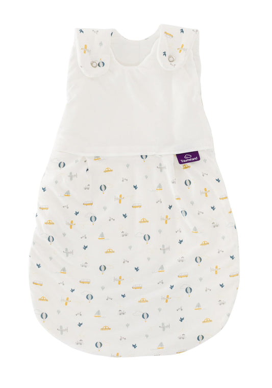 Träumeland Liebmich Sleeping Bag, All-Year Sleeping Bag, Sleeveless Outer Bag, Baby Sleeping Bag Grows with Your Child, Washable Children's Sleeping Bag, Lightweight Cotton Sleeping Bag, Breathable
