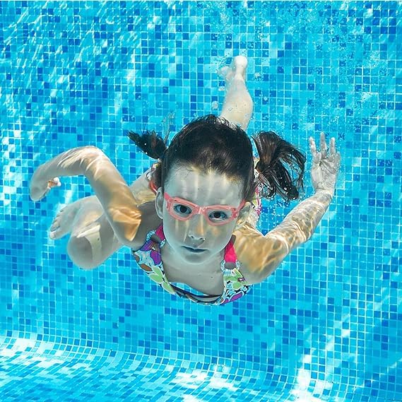 faliring Schwimmbrille Kinder, 2 Stück taucherbrille kinder Junior 3-15 Jahre, Gläsern Wassersport Schwimmbrillen Swimming Goggles Geschenke für Mädchen Jungen