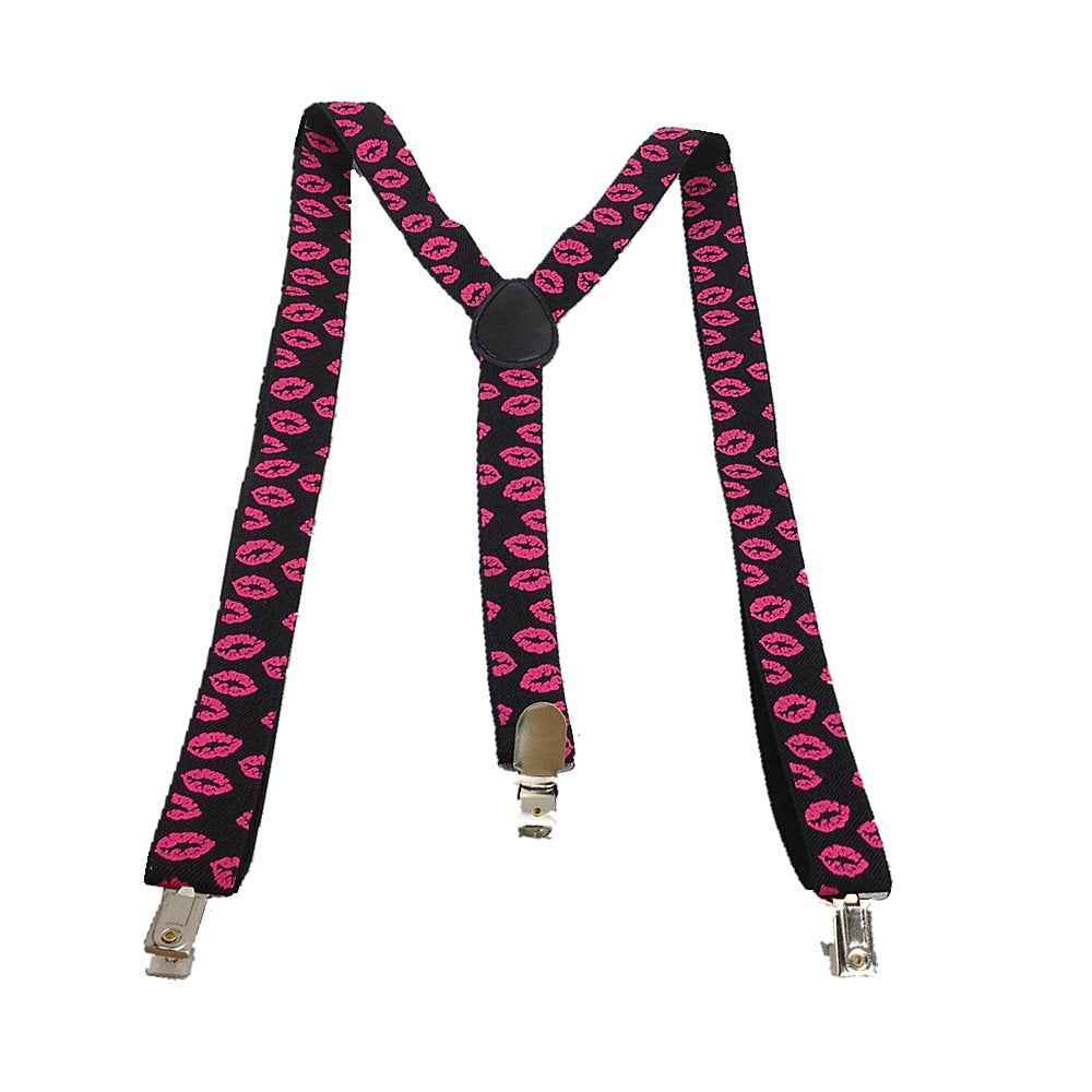 Long Kids Y Shape 3 Clips Elastic Slim Braces