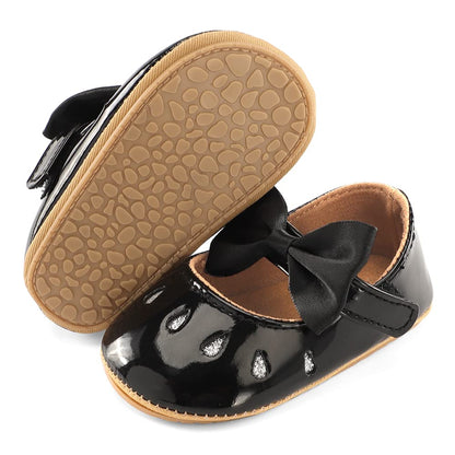 LACOFIA Babyschuhe Mädchen rutschfest Bowknot Prinzessin Krabbelschuhe
