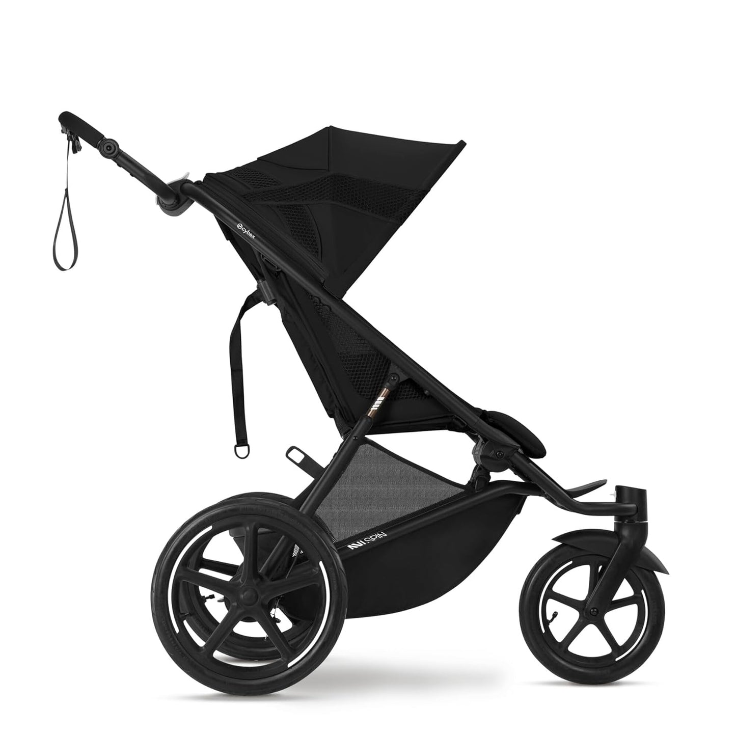 CYBEX Gold AVI SPIN Kinderwagen, Ab Geburt bis ca. 4 Jahre, Max. 111 cm und 22 kg, City-, All-Terrain-Kinderwagen, Moss Green