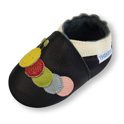 YIHAKIDS Crawling Shoes Baby Shoes First Walking Shoes Boys Girls Moccasins Soft Suede Soles Toddler Leather Shoes Slippers Learning Running Shoes