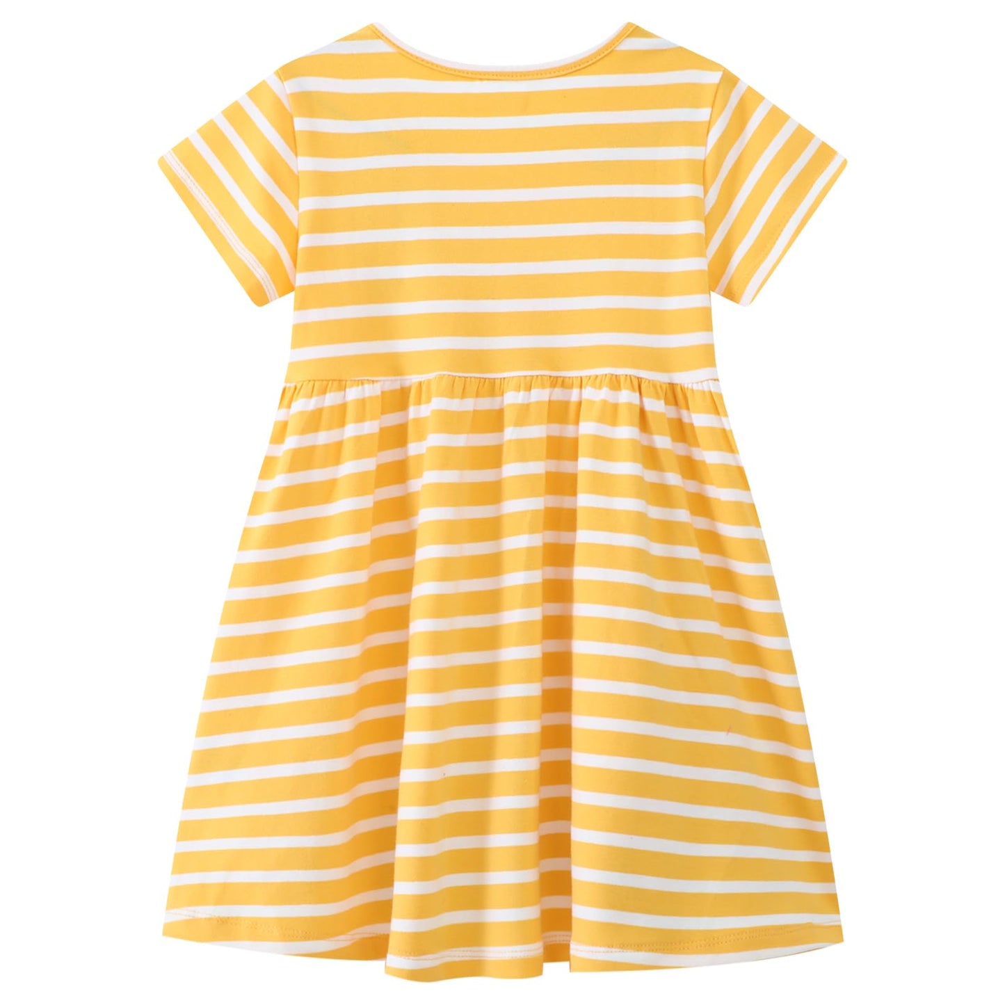 Dinopjs Kleider für Kleines Mädchen Kurzarm Kleid Cartoon-Stil Regenbogen Ozean Prinzessinnenkleid Dino Giraffe Osterhase Meerjungfrau Kinder Prinzessin Kostüm Tägliche Sommer Rock Ferienkleider