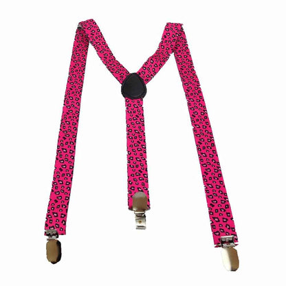 Long Kids Y Shape 3 Clips Elastic Slim Braces