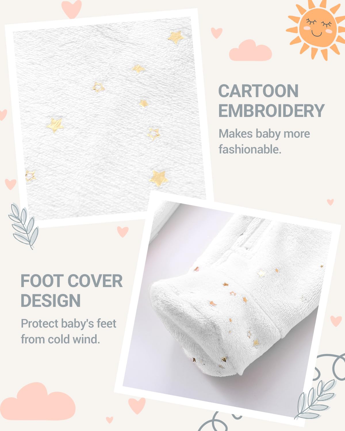 Baby Overall Winter Fleece Schneeanzug Baby Warm Strampler mit Kapuze Herbst Winter für Jungen Mädchen 0-12 Monate