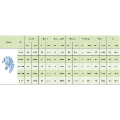 Geagodelia Baby Jungen Mädchen Ostern Outfit Kleidung Osterhase Babykleidung Set Sweatshirt Langarmshirt + Hose Neugeborene Kleinkinder Weiche Babyset My First Easter