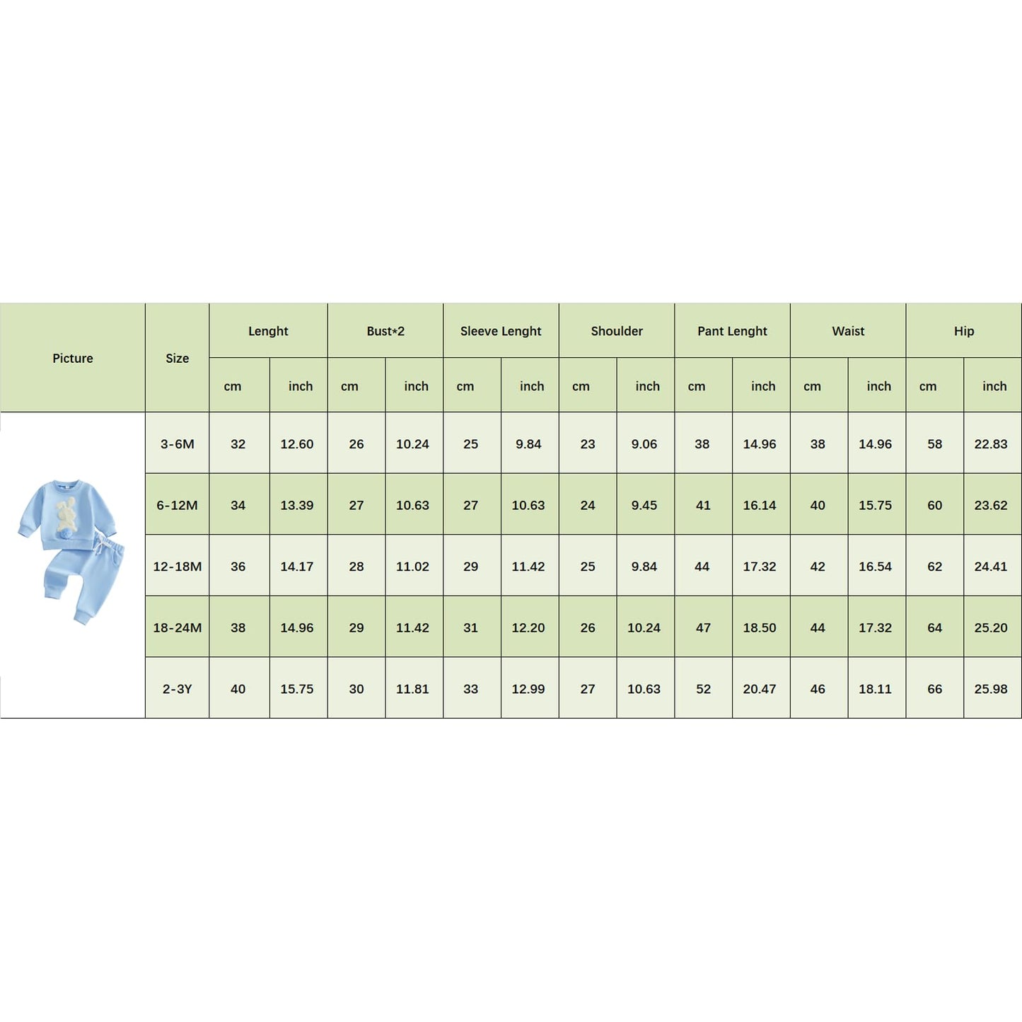 Geagodelia Baby Jungen Mädchen Ostern Outfit Kleidung Osterhase Babykleidung Set Sweatshirt Langarmshirt + Hose Neugeborene Kleinkinder Weiche Babyset My First Easter